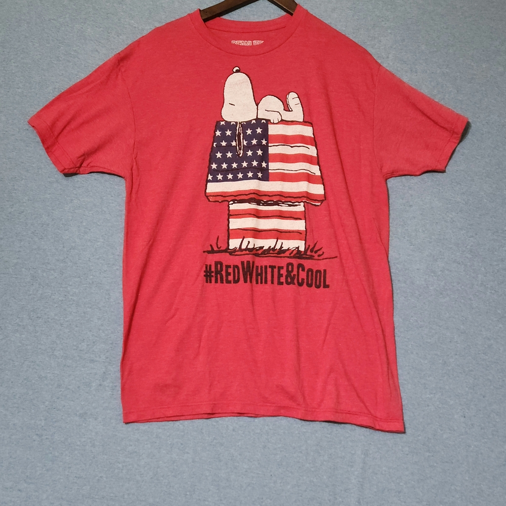 Peanuts Red Snoopy Short Sleeve Tee